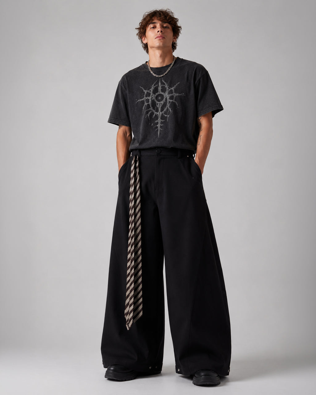Form Wide Leg Pants Black
